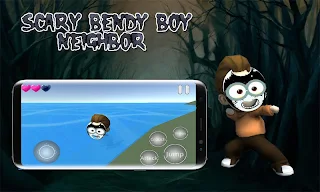 Scary Bendy Boy Neighbor 3D - Screenshot 3