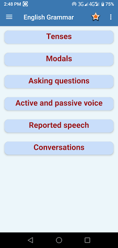 English Grammar course