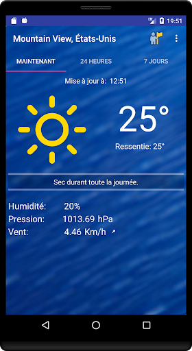Aperçu de l'application