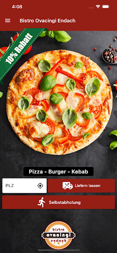 Android application Bistro Ovacingi Endach screenshort