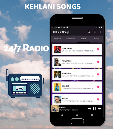 Android application Kehlani Radio screenshort