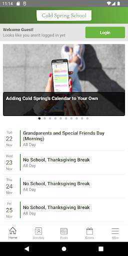 Android application Cold Spring School, CT screenshort