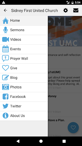 Sidney First UMC Screen 3