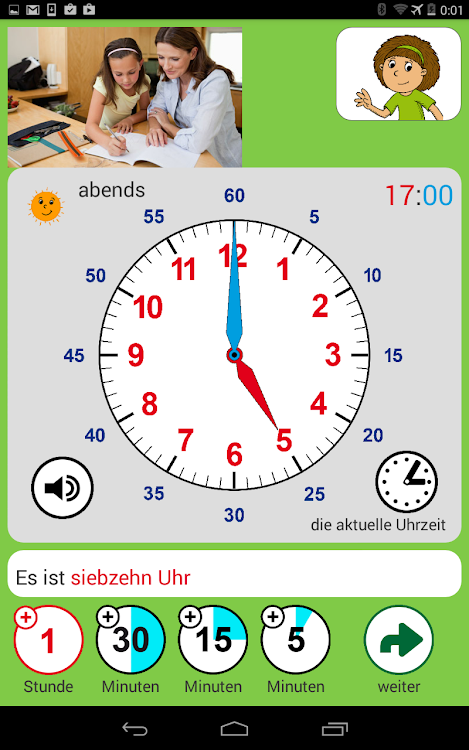 Die Uhr & Uhrzeit lernen - 1.17 - (Android)