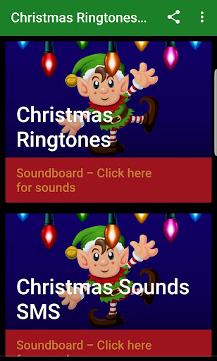 Android application Christmas Ringtones screenshort