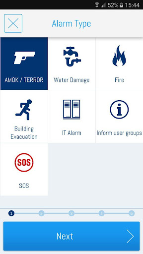 EVALARM Screen 2