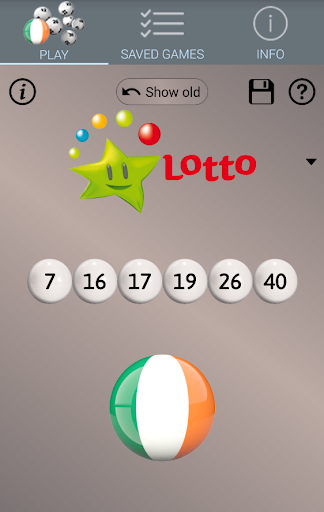 Android application Irish Lotto: Algorithm screenshort