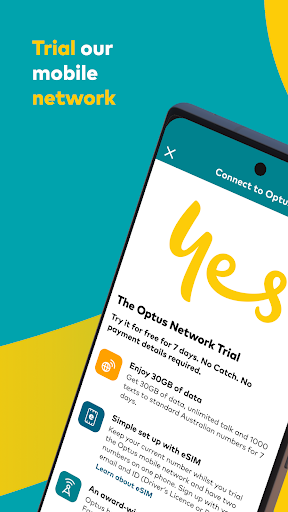 Android application My Optus screenshort