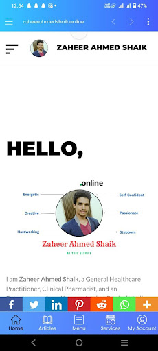 Zaheer Ahmed Shaik Screen 2