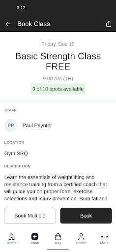 Gym SRQ Screenshot 3 - AppWisp.com