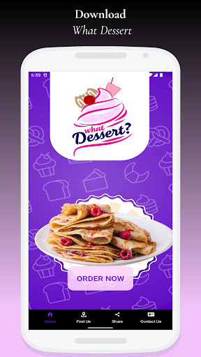 Android application What Dessert screenshort