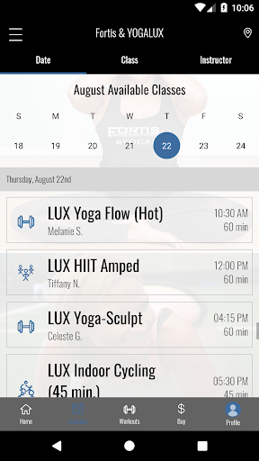 Fortis Fitness and YOGALUX