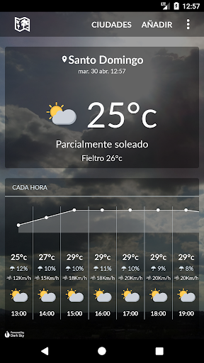 Android application Dominican Republic Weather screenshort