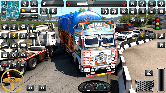 người Ấn Độ Xe tải Trò chơi 3d