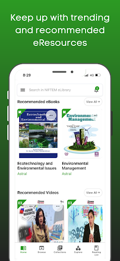 NIFTEM eLibrary Screen 2