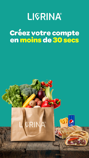 Android application Livrina : Livraison à domicile screenshort