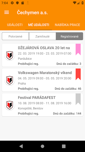 Android application Hedurio screenshort
