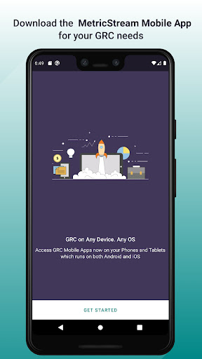 Android application MetricStream screenshort