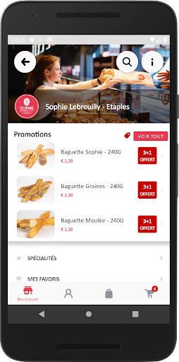 Boulangerie Sophie LEBREUILLY Screen 2