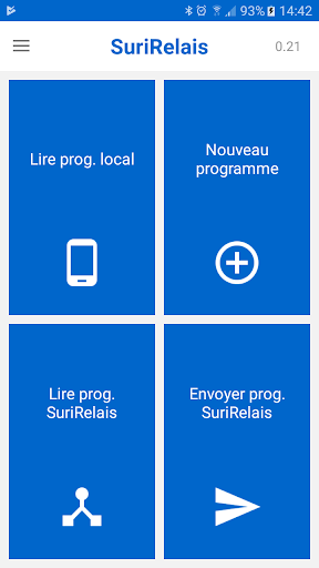 Android application SuriRelais screenshort