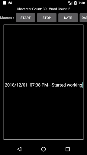 Take Notes Screen 2