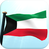 Kuwait Flag 3D Live Wallpaper icon
