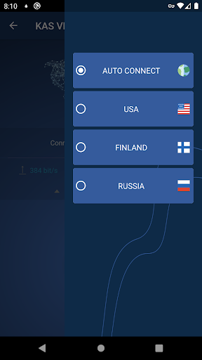 KAS VPN Screen 3