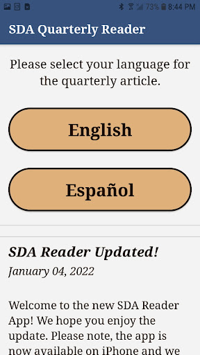 Android application SDA Adult Lesson (Quarterly) screenshort
