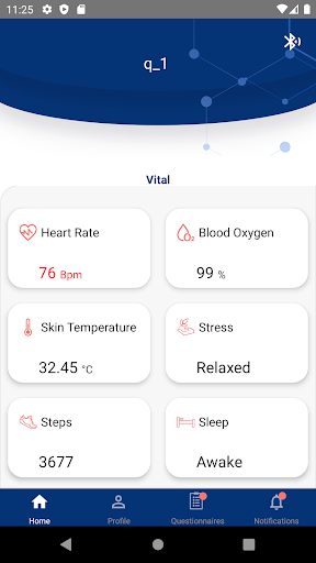 ONCORELIEF Mobile App Screen 2