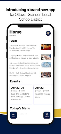 Android application Ottawa-Glandorf Local Schools screenshort