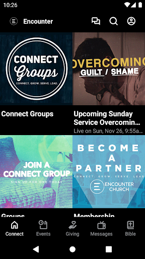 Android application Encounter Church Amarillo screenshort