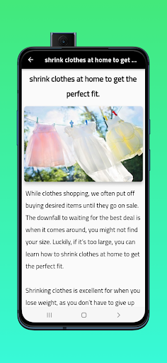 How to Shrink Clothes