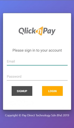 Android application QlicknPay screenshort
