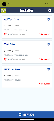 Android application FrostSmart Installer screenshort
