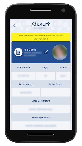 Ahora+ Screen 3