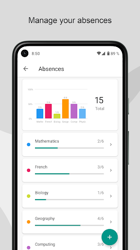 Screenshot of Notas U Pro: School Planner