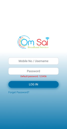 Om Sai Broadband Services Screen 2