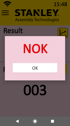 STANLEY Tool Supervisor Screen 3