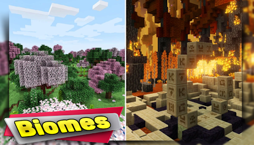 Biomes Mod for Minecraft PE 1.45 APK + Mod (Free purchase) for Android