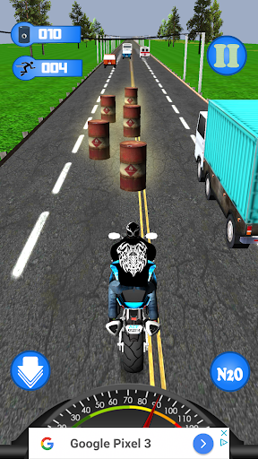 Highway Dash 3D - Speed Street Bike Moto Racing screenshots apkspray 1