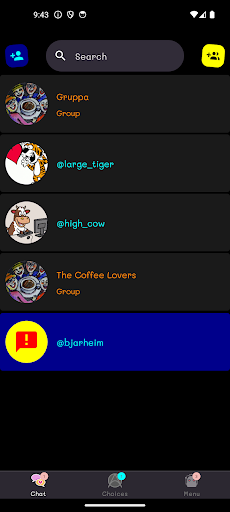 Android application Albin screenshort