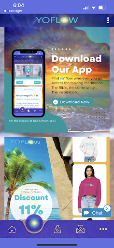 Android application YOFLOWtv screenshort