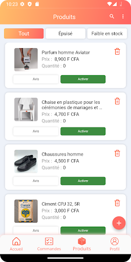 Le Grand Depot - App Vendeur Screen 2