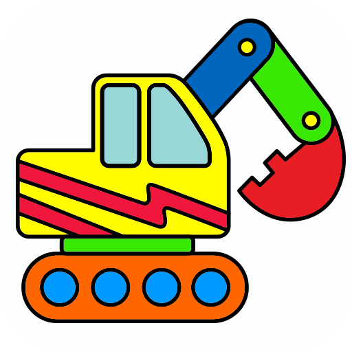 Construction Vehicles Coloring logo