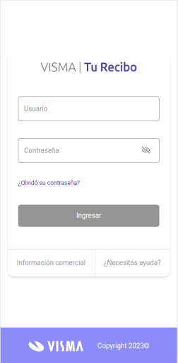 Android application Tu Recibo screenshort