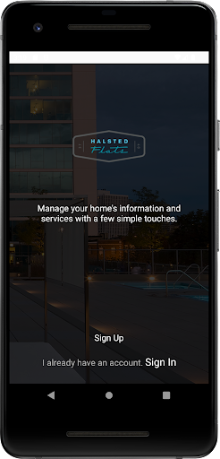 Android application Halsted Flats Apartments screenshort