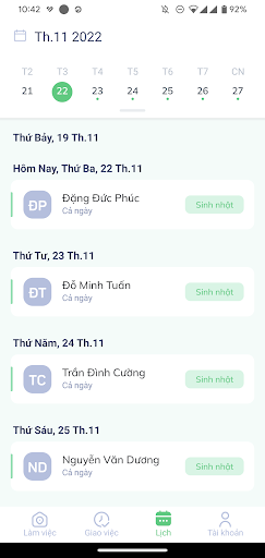 Cloudify HRM - Ha Tien Screen 3