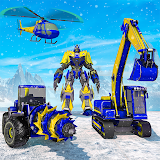 Heavy Excavator Robot Game icon
