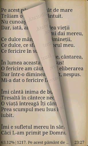 Carte de cantari Screen 2
