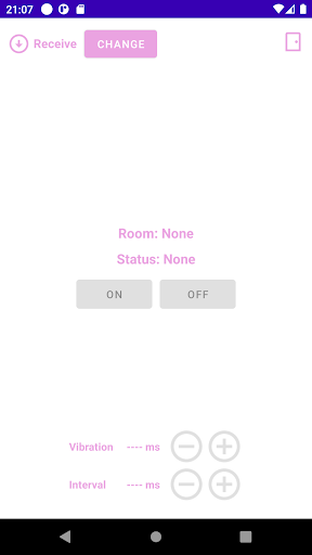 Android application Remote Vibrator screenshort
